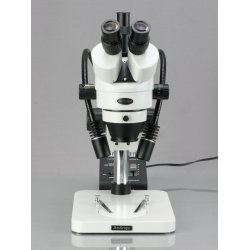 AmScope SM-1 Trinokul�r Stereolup (3,5x�180x) med 6W Dual Gooseneck LED og s�jlestativ 
