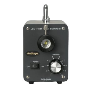 AmScope LED-20W fiberoptisk lyskilde med 20 W LED-lyskilde