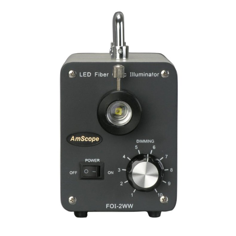 AmScope LED-20W fiberoptisk lyskilde med 20 W LED-lyskilde