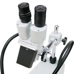AmScope SE420Z-2L binokul�rt stereomikroskop LED, bomstativ (20x/40x)