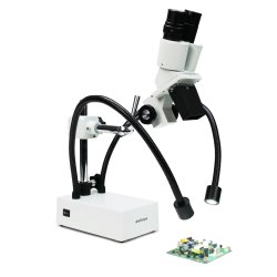 AmScope SE420Z-2L binokul�rt stereomikroskop LED, bomstativ (20x/40x)