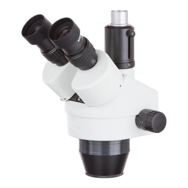 AmScope trinokul�rt stereomikroskophoved med Simul-Focal zoom 7x-45x