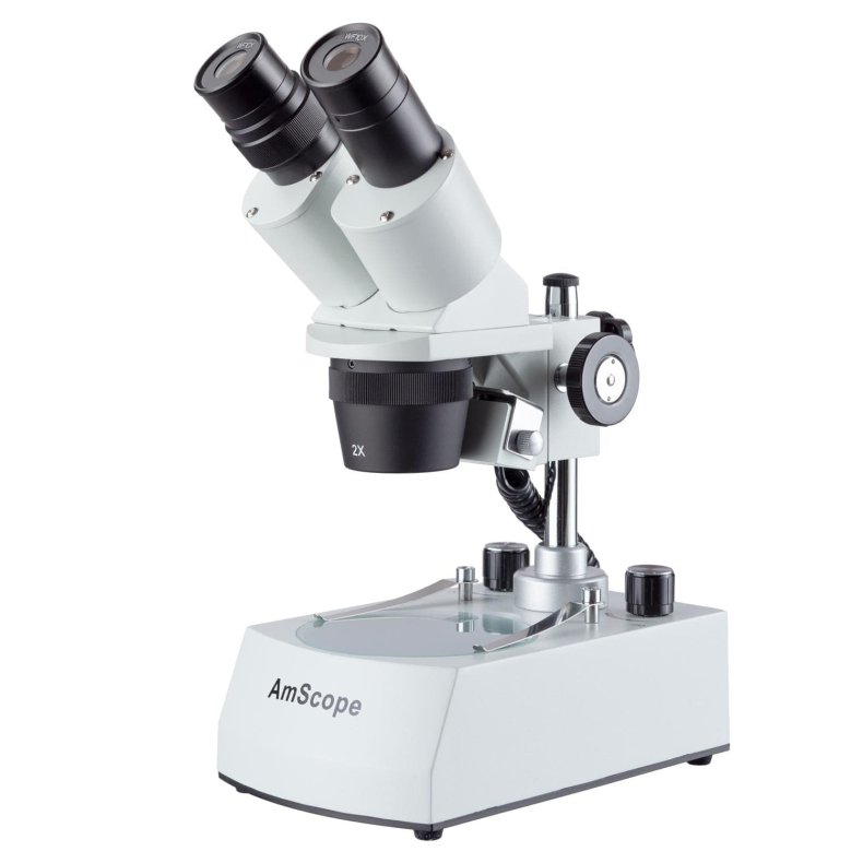AmScope SE306R-P-LED binokul�rt stereomikroskop med LED-belysning p� bordstander