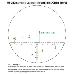 Vortex Viper HD 33,5x Tactical okular m/MRAD