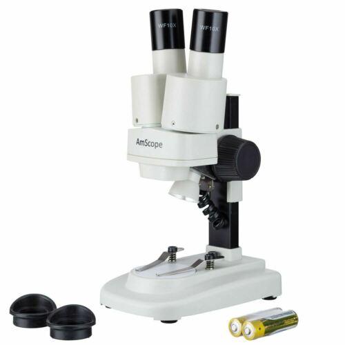 AmScope SE100Z-LED binokul�rt stereomikroskop med LED-belysning (20x/40x)