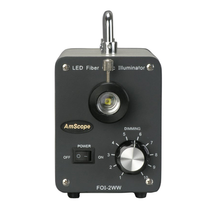 AmScope LED-20W fiberoptisk lyskilde med 20 W LED-lyskilde