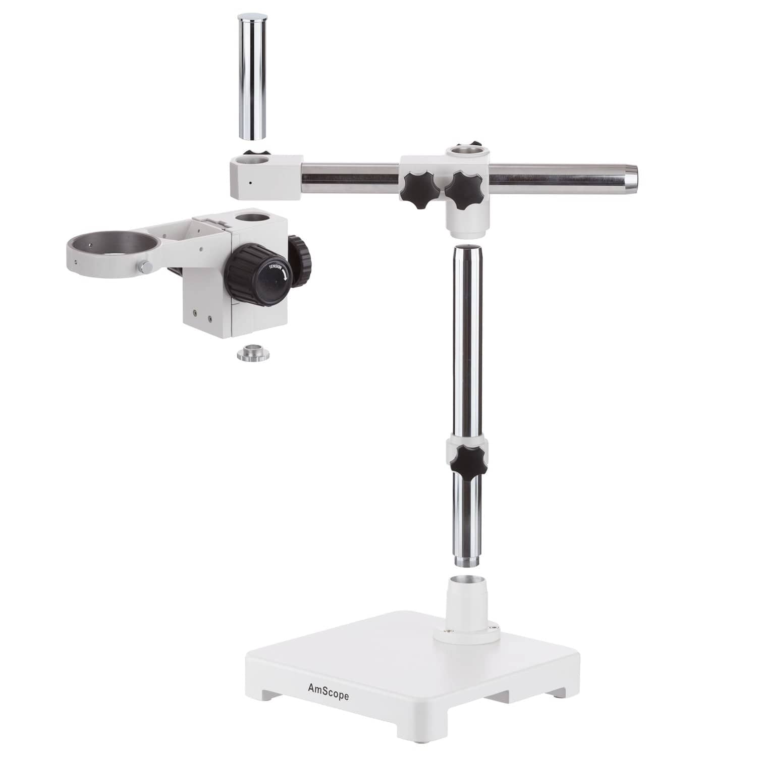 AmScope SAW enkeltarms-bomstander med 76 mm monteringskrave