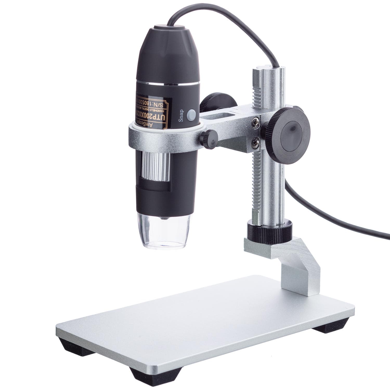 AmScope UTP 2,0 MP USB håndholdt digitalt mikroskop (10x–200x)
